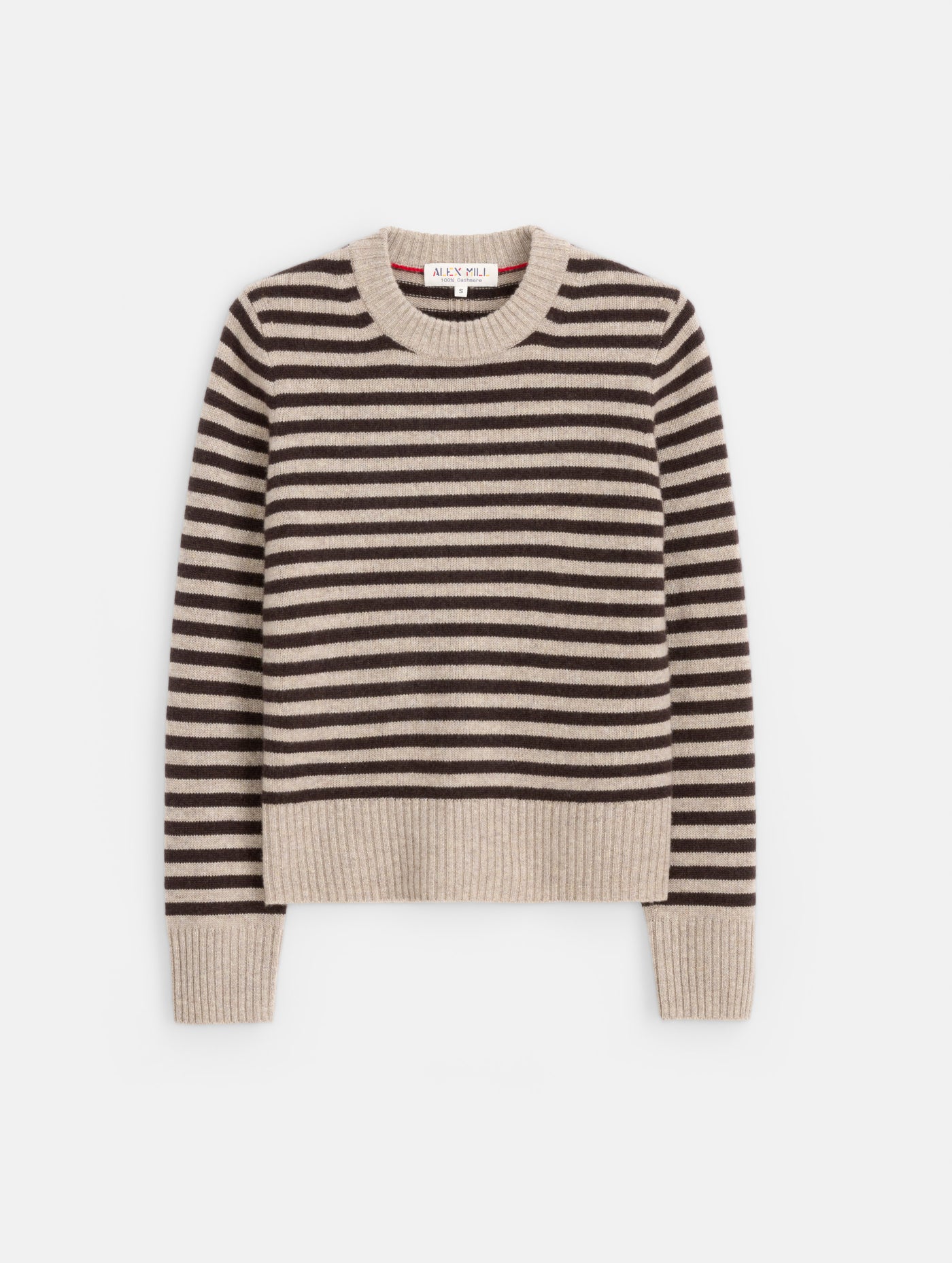 Marais Striped Sweater in Washed Cashmere