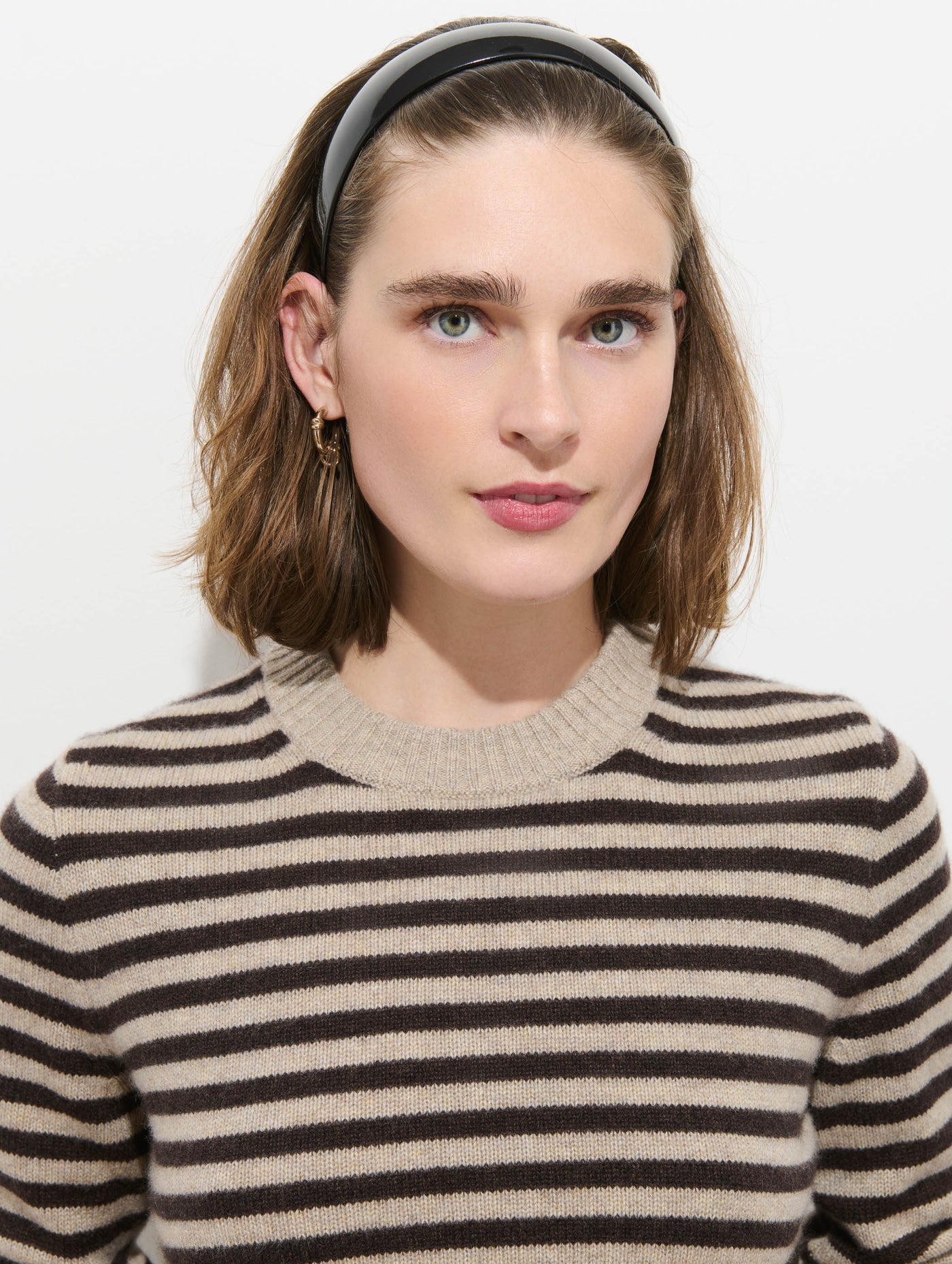 Marais Striped Sweater in Washed Cashmere