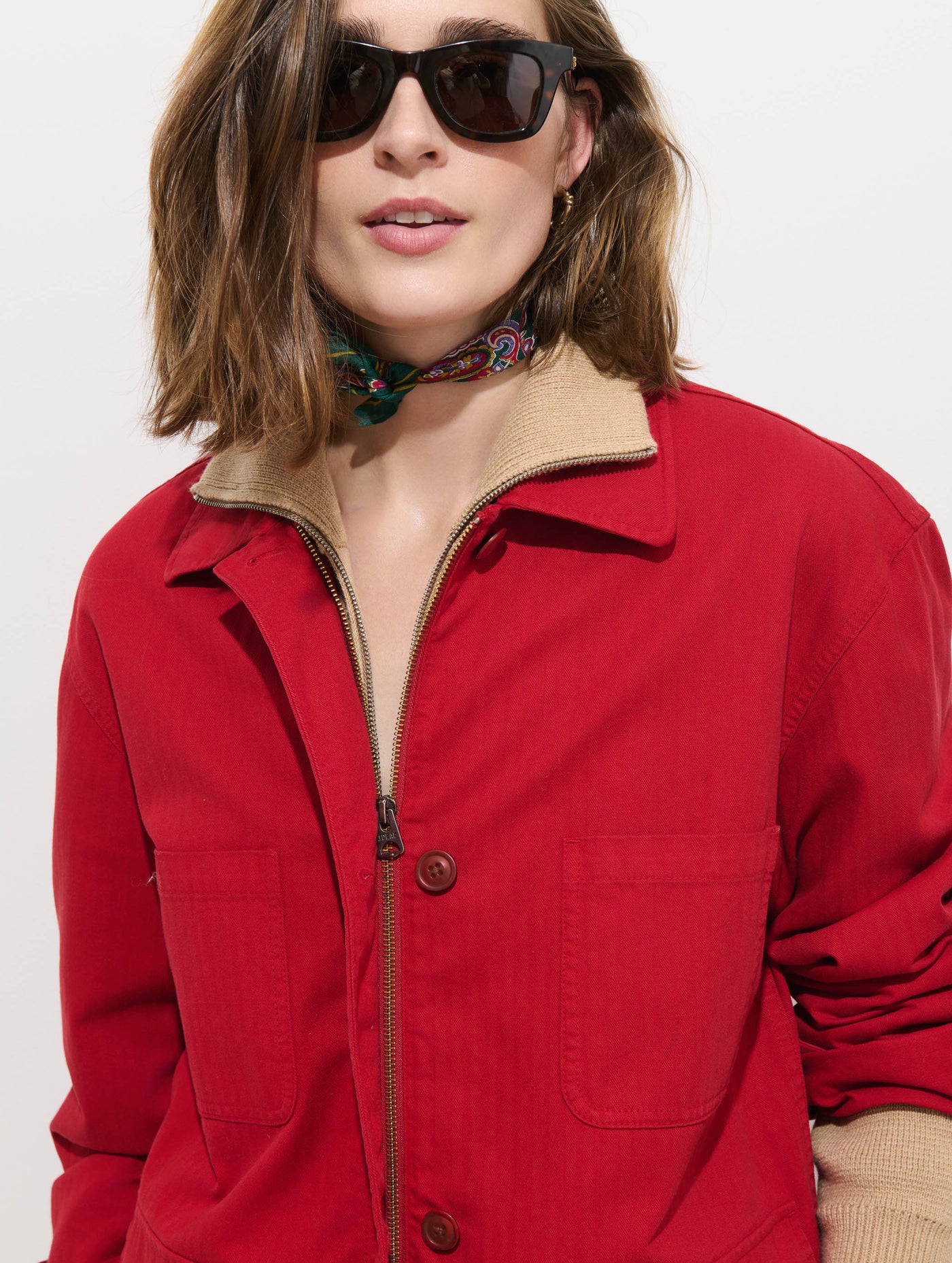 Painter Jacket In Herringbone
