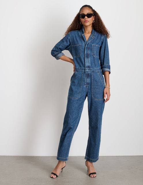 Shoreditch Jumpsuit in Denim