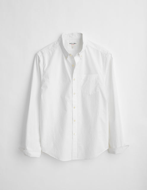 Mill Shirt In Cotton Poplin