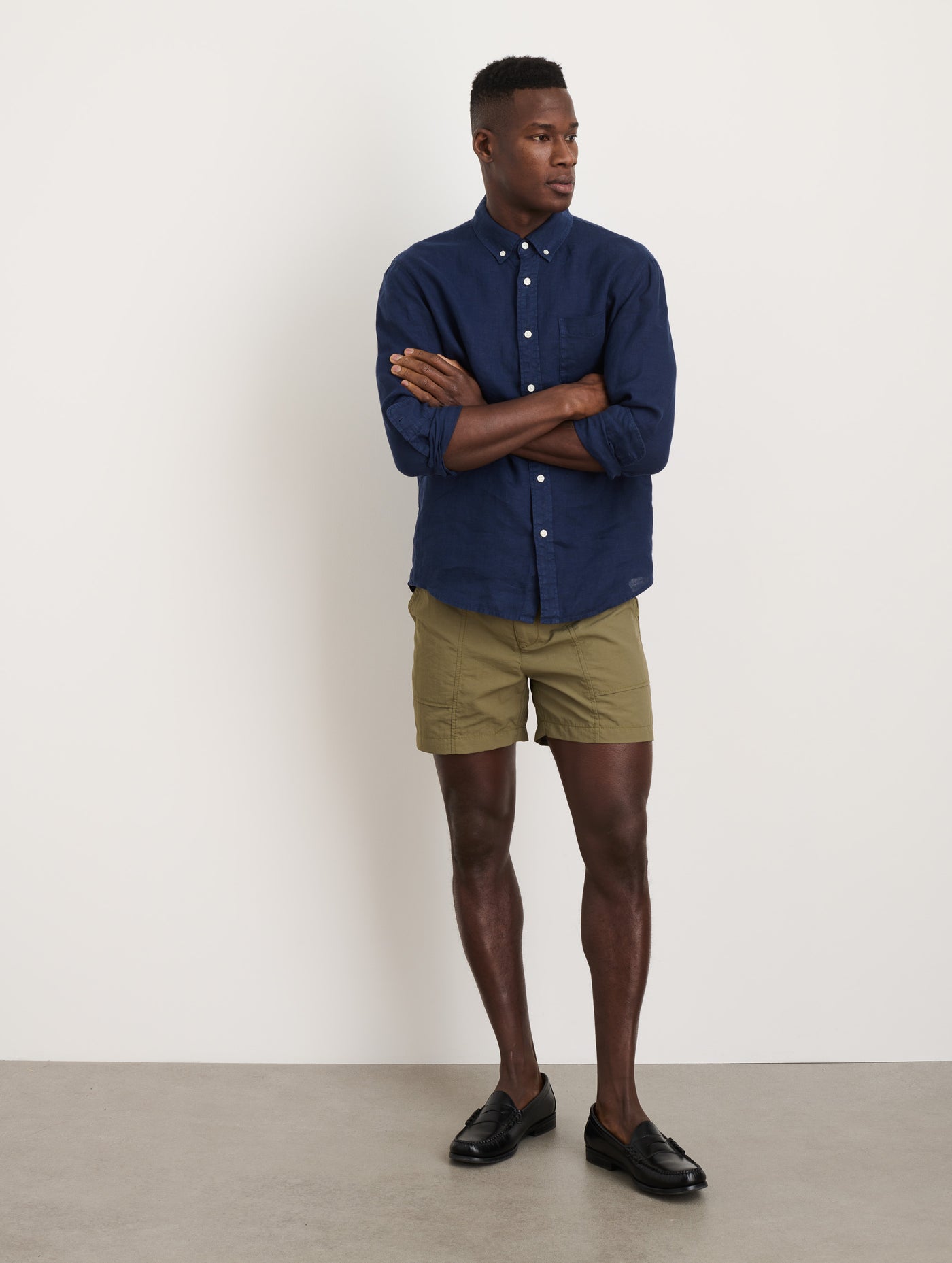 Mill Shirt In Linen