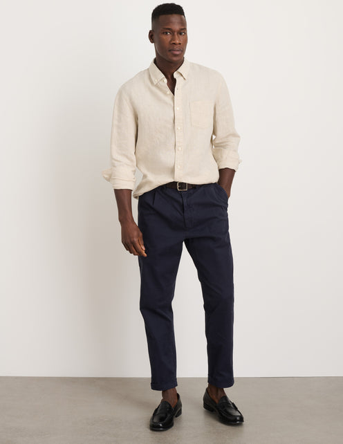 Mill Shirt in Flax Linen