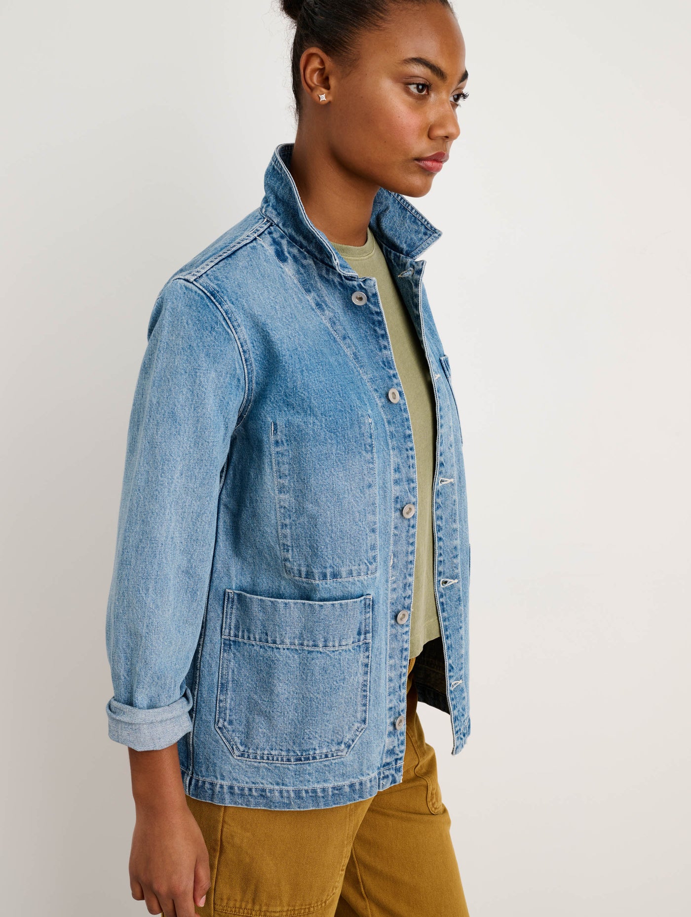 Britt Work Jacket in Denim