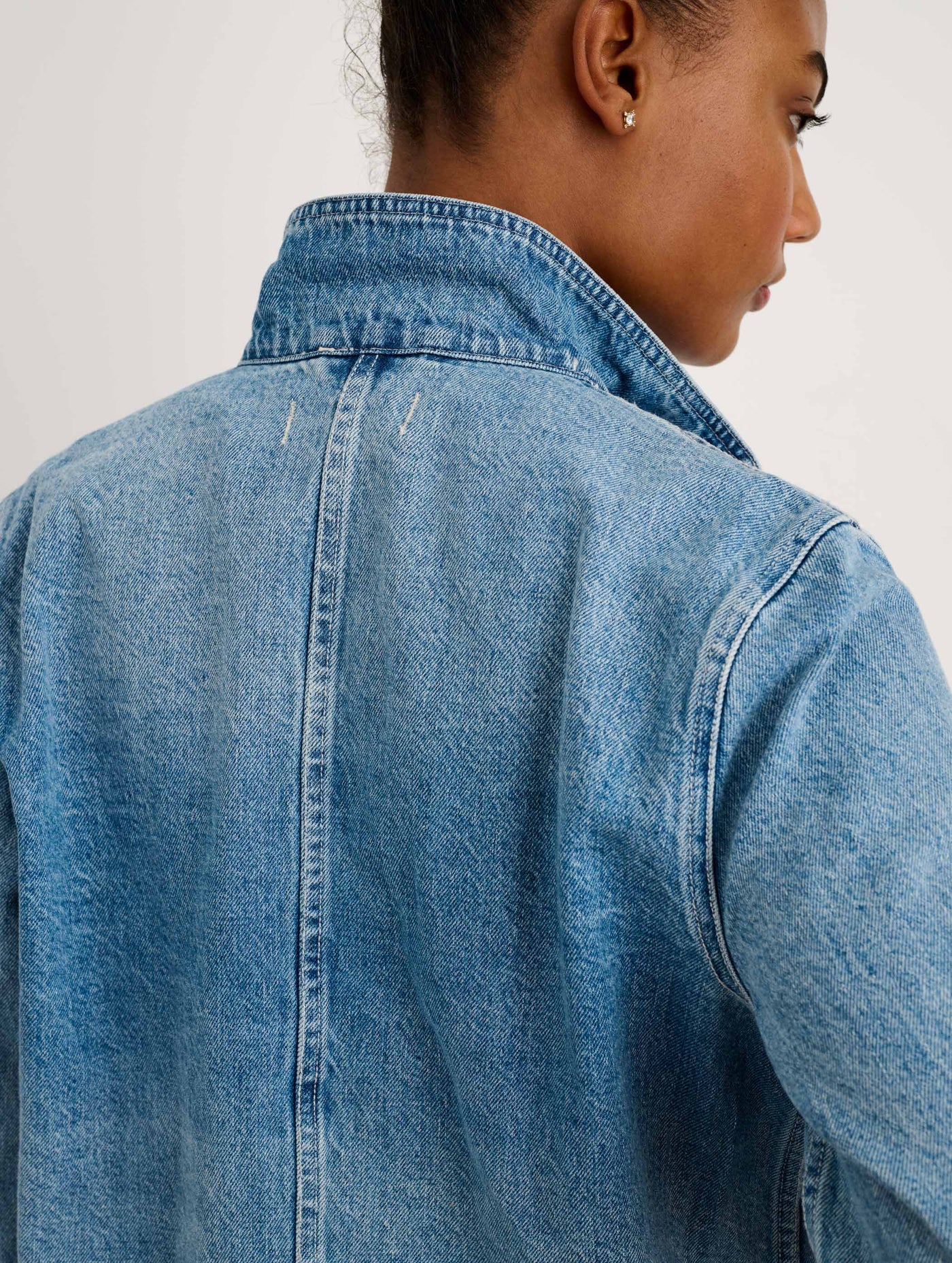 Britt Work Jacket in Denim