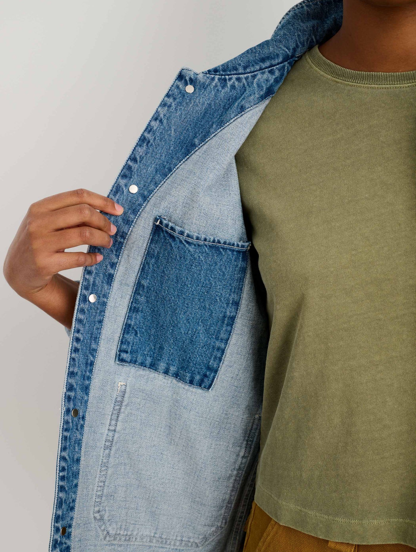 Britt Work Jacket in Denim
