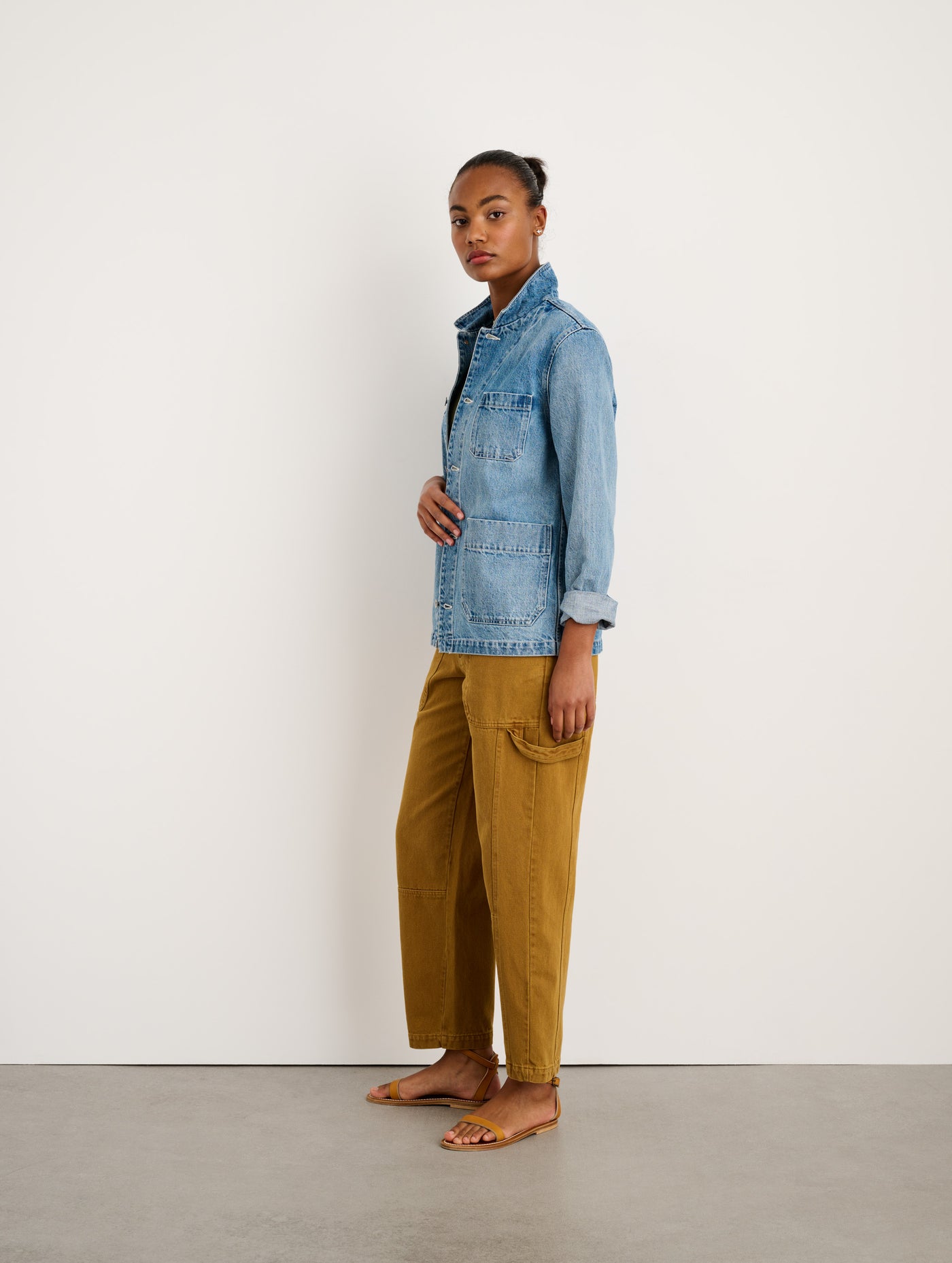 Britt Work Jacket in Denim